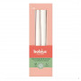 Bolsius Table Candles 245/24 mm, White, 4 pcs