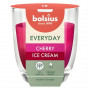 Bolsius Everyday Scented Candle in Glass Ø70 x 80 mm, Cherry Ice Cream