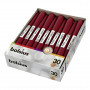 Bolsius Table Candle 245/24 mm, Dark Red