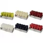 Papstar Pillar Candles, Ø 40 x 90 mm, Kiwi, Pack of 10 (10585)