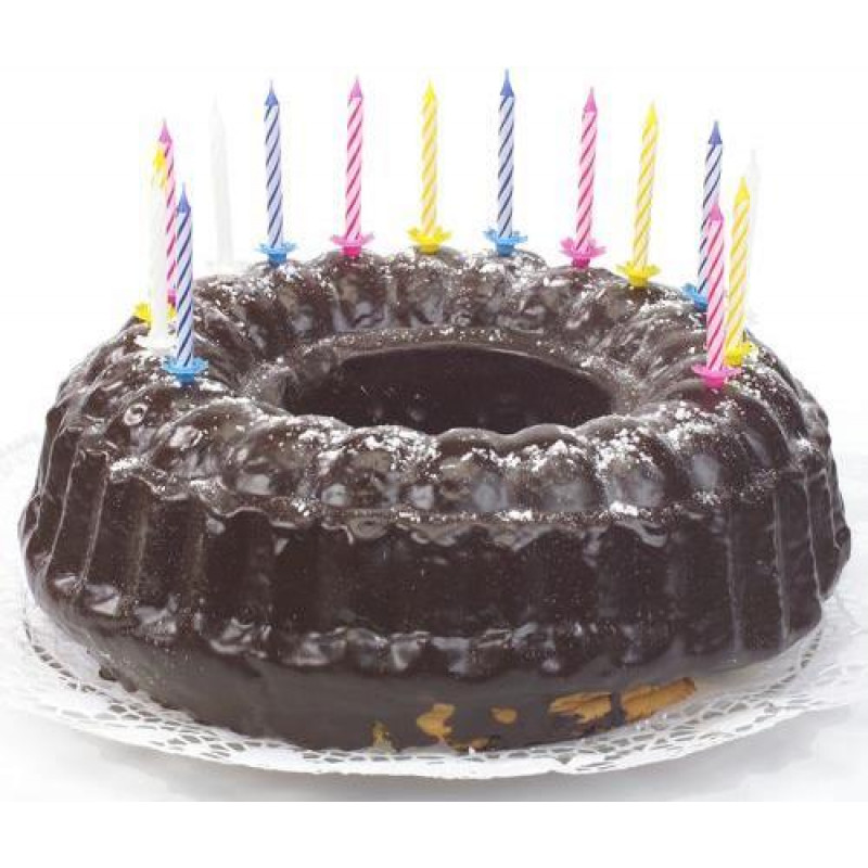 Papstar Birthday Candles, 6 cm, Multicoloured, 24 pcs (12730)