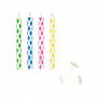 PAPSTAR Magic Birthday Candles, 6 cm, Multicoloured