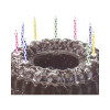 PAPSTAR Magic Birthday Candles, 6 cm, Multicoloured