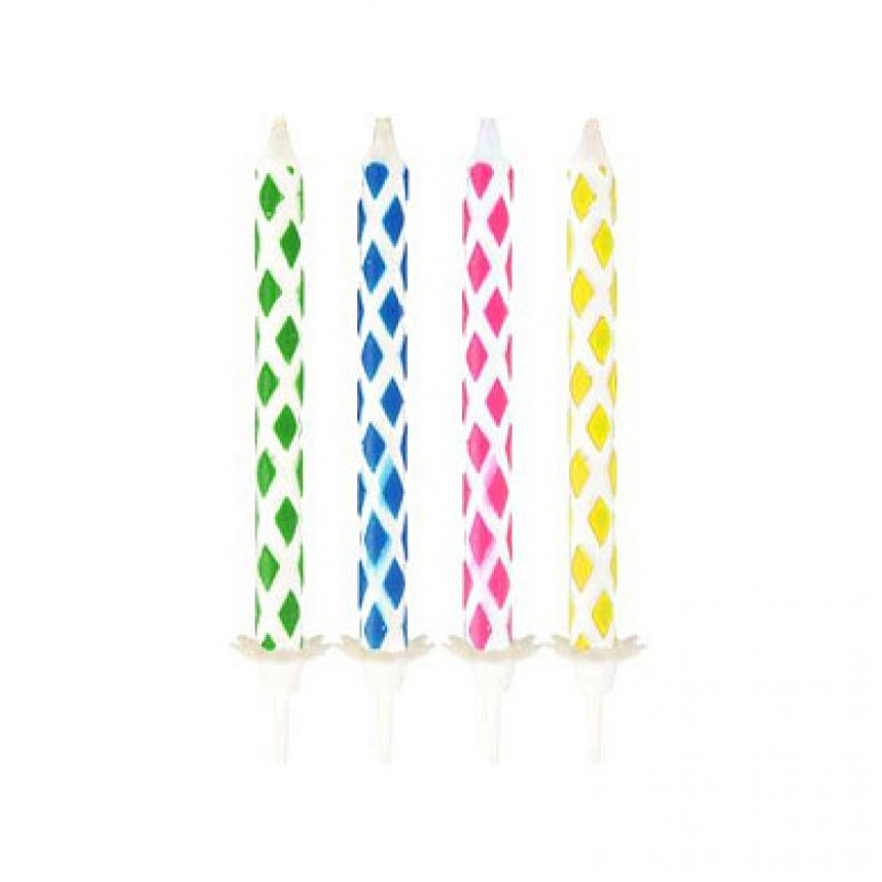 PAPSTAR Magic Birthday Candles, 6 cm, Multicoloured