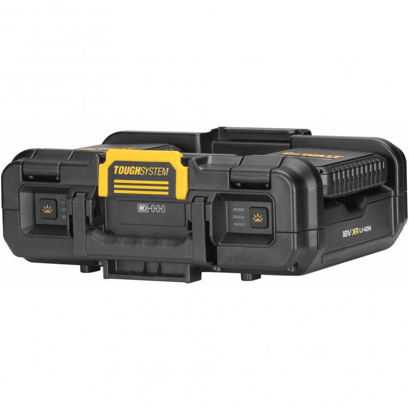 DeWALT DWST08061-1 ToughSystem 2.0 Tool Box with Lights, 14 L, Black/Yellow