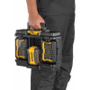 DeWALT DWST08061-1 ToughSystem 2.0 Tool Box with Lights, 14 L, Black/Yellow