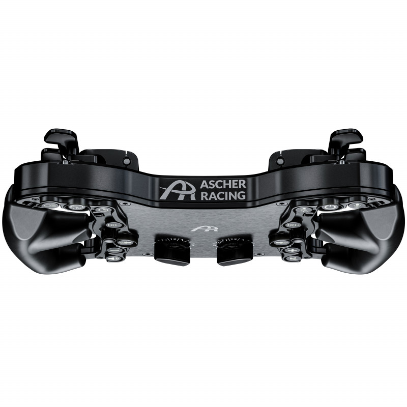 Ascher Racing Pro-USB Black Edition Sim Racing Steering Wheel