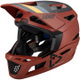 Leatt MTB Gravity 4.0 V25 Full-Face Bicycle Helmet, Lava, M