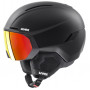 UVEX Horizon CV Ski Helmet, Black, 55-59 cm (56/6/341/10)