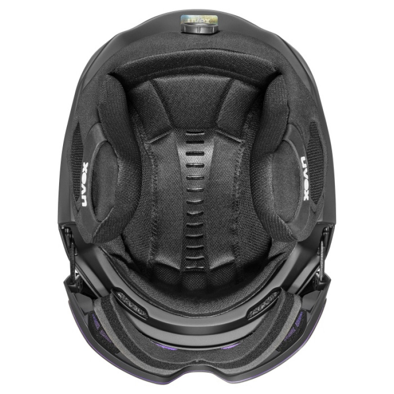UVEX Horizon CV Ski Helmet, Black, 55-59 cm (56/6/341/10)