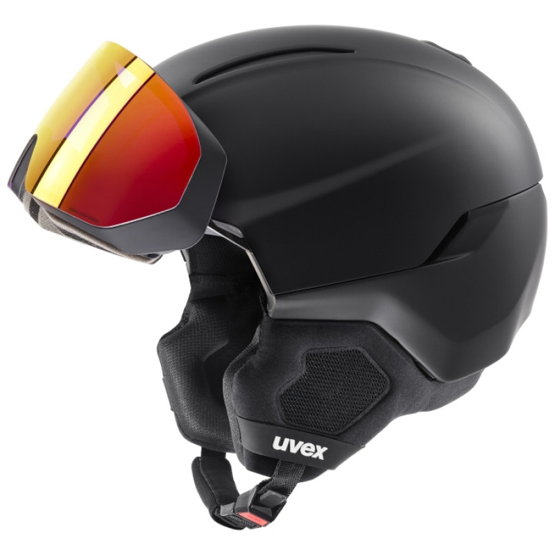 UVEX Horizon CV Ski Helmet, Black, 55-59 cm (56/6/341/10)