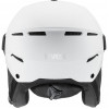 UVEX Instinct Visor Ski Helmet, Black/White, 53-55 cm (56/6/260/50)