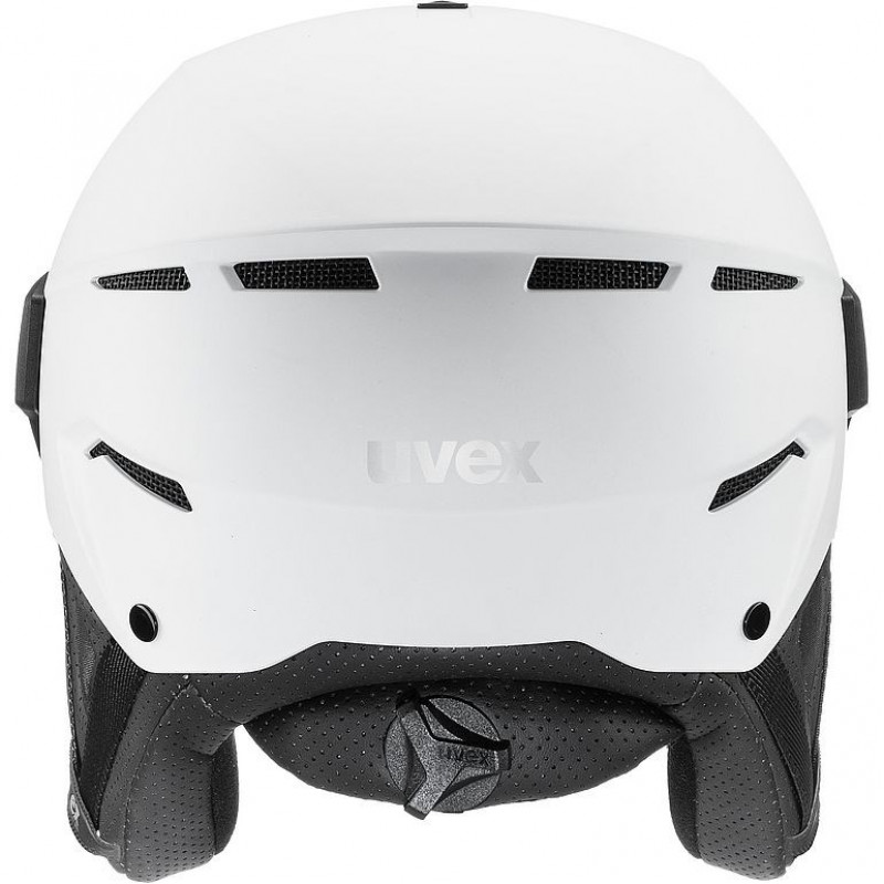 UVEX Instinct Visor Ski Helmet, Black/White, 53-55 cm (56/6/260/50)