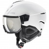 UVEX Instinct Visor Ski Helmet, Black/White, 56-58 cm (56/6/260/50)
