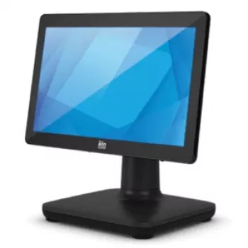 Elo Touch Solutions EloPOS System 15" Touchscreen POS Terminal with Stand and I/O Hub - Intel Celeron J4105, 4GB RAM, 128GB SSD, No OS, Black