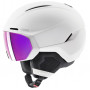 UVEX Horizon CV Ski Helmet, White, 55-59 cm (56/6/341/11)