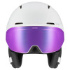 UVEX Horizon CV Ski Helmet, White, 55-59 cm (56/6/341/11)