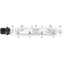 Leatt AllMtn 6.0 Flat Bicycle Pedals, Narrow Platform 114x100 mm, Silver