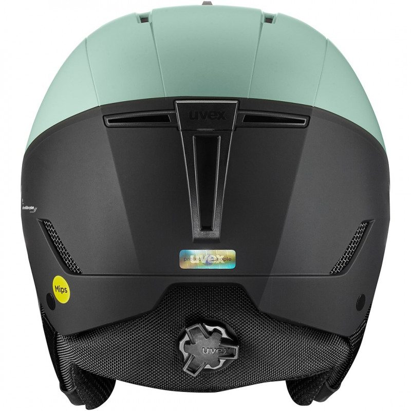 UVEX Stance MIPS Ski Helmet 54-58, Black/Green
