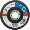Bosch Expert for Metal X551 Flap Disc, Straight, 115 mm, Grit 40, 22.23 mm Bore