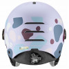 UVEX Rocket jr. Visor Kids' Ski Helmet 54-58, Lavender