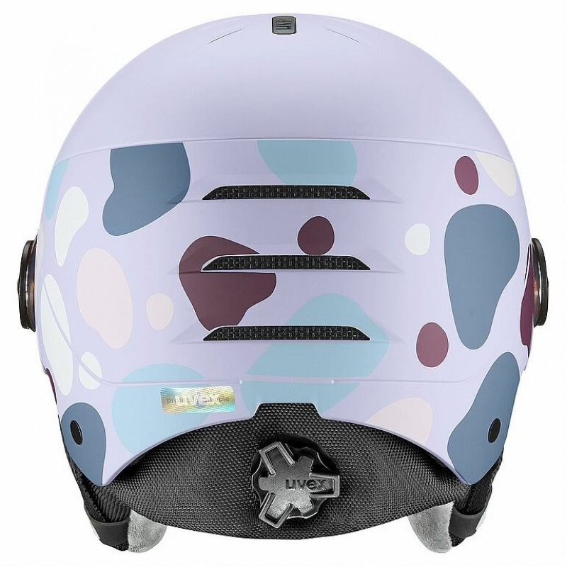 UVEX Rocket jr. Visor Kids' Ski Helmet 54-58, Lavender