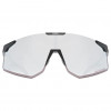 UVEX Pace Perform CV Sports Glasses, Semi-Rimless, Black