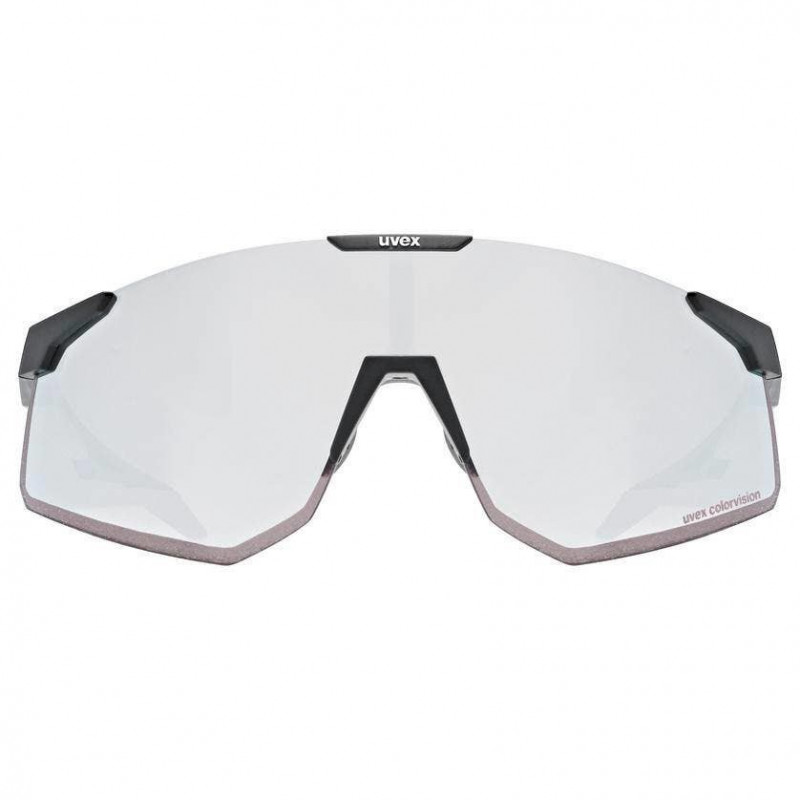 UVEX Pace Perform CV Sports Glasses, Semi-Rimless, Black