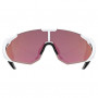 UVEX Pace Perform S CV Sports Glasses, Semi-Rimless, White