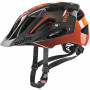 UVEX Quatro Bicycle Helmet 52-57, Orange/Titanium