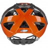 UVEX Quatro Bicycle Helmet 52-57, Orange/Titanium