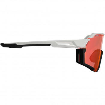 LEATT RideViz Pro Iriz Cryztal Cycling Glasses, Black/White