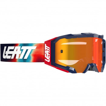 Leatt Velocity 5.5 Iriz Bike Goggles, Blue/Red