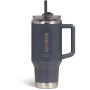 Igloo Travel Mug 32 OZ (0.95 L) Thermal Mug with Straw, Carbonite
