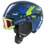 UVEX Viti Set Kids' Ski Helmet, Blue, 46-50 (56/S/317/11)