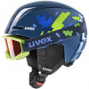 UVEX Viti Set Kids' Ski Helmet, Blue, 46-50 (56/S/317/11)