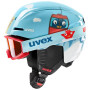 UVEX Viti Set Kids' Ski Helmet, Blue, 46-50 (56/S/317/10)