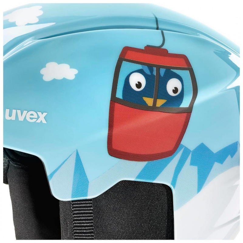 UVEX Viti Set Kids' Ski Helmet, Blue, 46-50 (56/S/317/10)