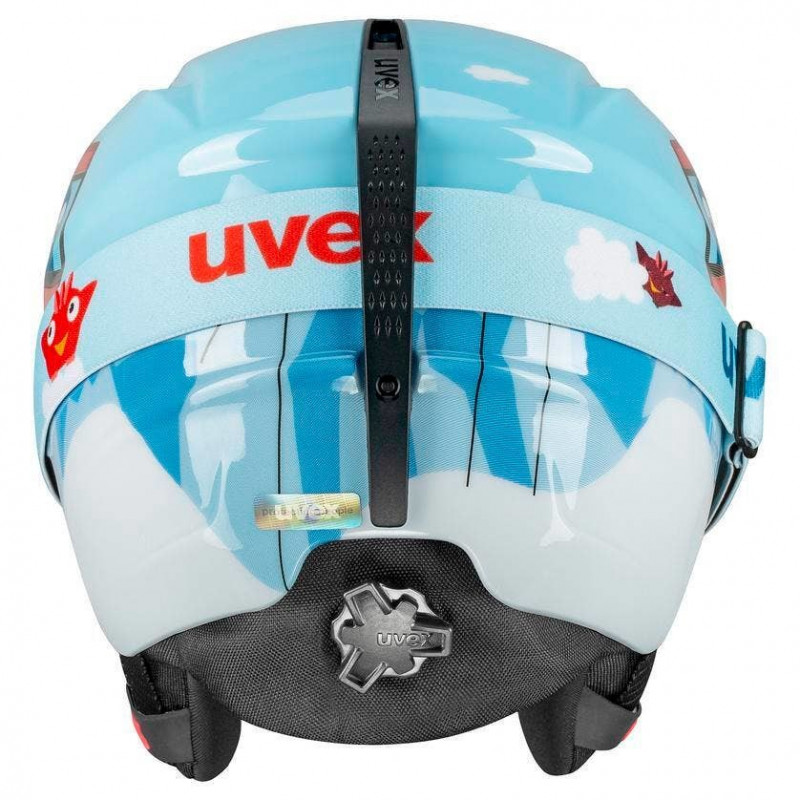 UVEX Viti Set Kids' Ski Helmet, Blue, 46-50 (56/S/317/10)