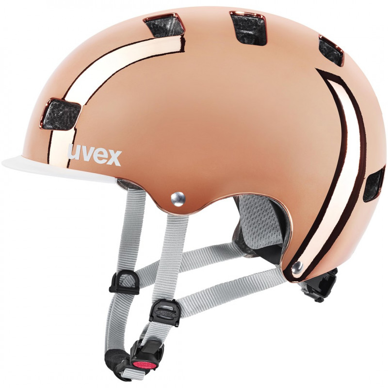 UVEX HLMT 5 Bike Pro Bicycle Helmet, Brown, 55-58