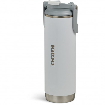 Igloo Flip'N'Sip 20 oz Jug Thermal Bottle, 0.6 L, White
