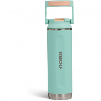 Igloo Sport Sipper 20 oz Thermal Bottle with Straw, 0.6 L, Seafoam