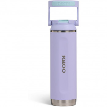 Igloo Sport Sipper 20 oz Thermal Bottle with Straw, 0.6 L, Lilac Breeze