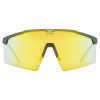 UVEX Flowline Kids' Sports Glasses, Semi-Rimless, Green