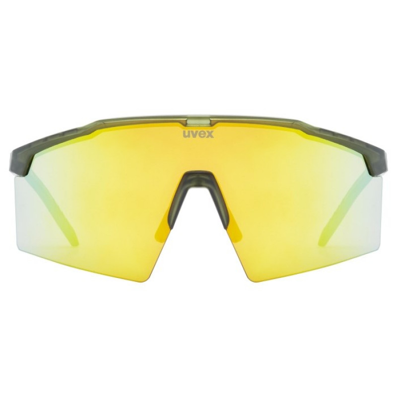 UVEX Flowline Kids' Sports Glasses, Semi-Rimless, Green