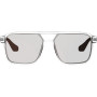 Leatt TheViz Pyrenees Polarized Cycling Glasses, Clear/Silver