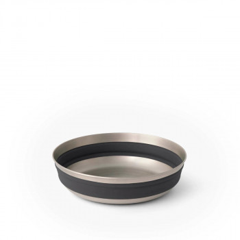 Sea To Summit Detour Stainless Steel collapsible bowl L, black
