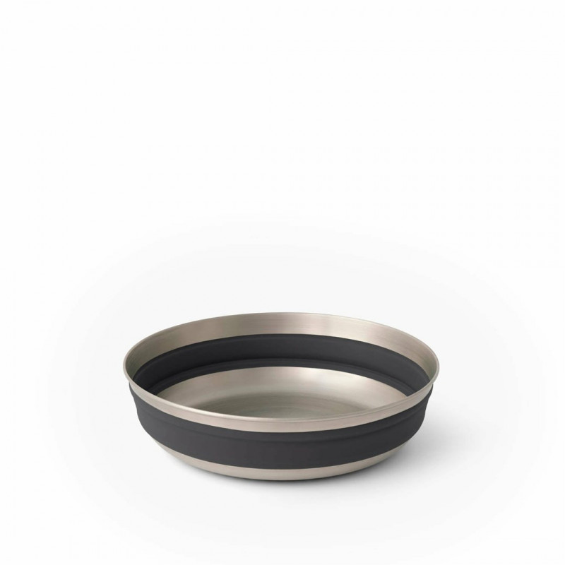 Sea To Summit Detour Stainless Steel collapsible bowl L, black