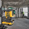 DeWalt DCLE34031D1-QW 3x360° Cross Line Laser Level, Green, 40 m, 18 V, 2 Ah Battery, TSTAK Case