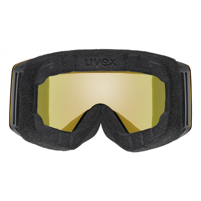 UVEX Provoqe FM Ski Goggles, Black, Blue Lens